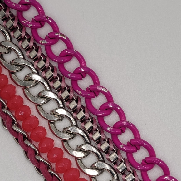 Multi Chain Link Bracelet - Picture 7 of 8